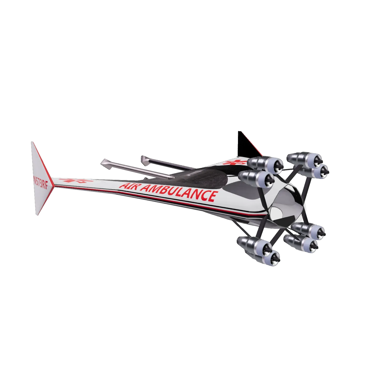 Teleporter aircraft model preview